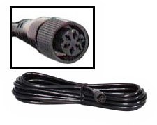 FURUNO NMEA CABLE  1 X 6 PIN CONNECTOR  5M 000-154-054