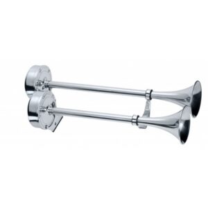 SCHMITT/ONGA DELUXE DUAL TRUMPET HORN  12V 10028