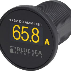 BLUE SEA METER MINI OLED DC AMPS 1732-BSS