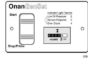 CUMMINS NW ONAN DELUXE REMOTE PANEL 300-4937