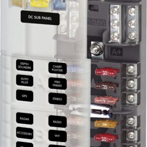 BLUE SEA FUSE BLOCK STBLADE DUAL12 5032-BSS