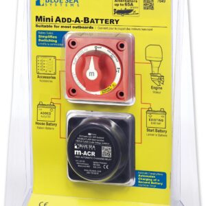 BLUE SEA SOLENOID ADD A BATTERY MINI 7649-BSS