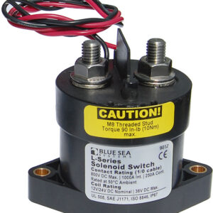 BLUE SEA SOLENOID L 250A 12/24V 9012-BSS