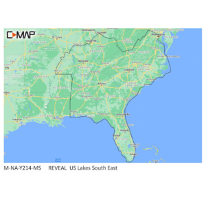 CMAP REVEAL CHART  US LAKES  SOUTHEAST M-NA-Y214-MS