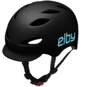 ELBY BIKES URBAN COMMUTER HELMET W/VSR BLK M/L E0915ML