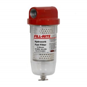 FILL RITE CLEAR BOWL FILTER W/DRAIN F1810HC1