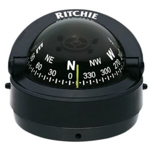 RITCHIE NAVI COMPASS SURFACE MNT 2.75'DIAL BLK. S-53