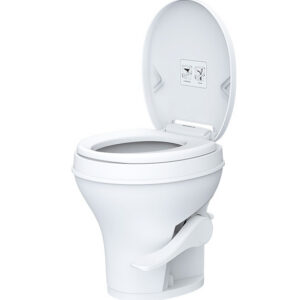 SEAFLO MARIN PLASTIC RV TOILET  WHITE COLOR SFRTPH-01-01