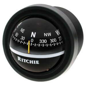 RITCHIE NAVI COMPASS  DASH MNT  2.75' DIAL  BLK. V-57.2