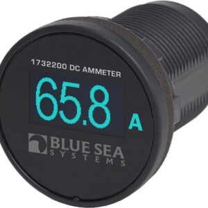 BLUE SEA METER MINI DC AMP-BLUE 1732200-BSS
