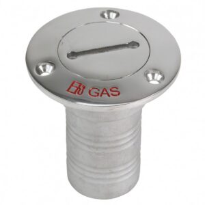 WHITECAP IND 1-1/2' HOSE DECK FILL - GAS W/CHAIN 6123C