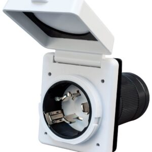 VALTERRA LLC 50A INLET  WHITE  CARDED A10-50INVP