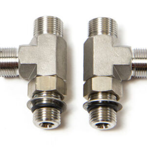 SEASTAR ORB FITTING KIT  VERTICAL TEE  SS HF6006