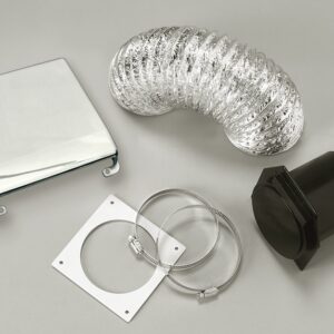 WESTLAND DELUXE DRYER VENT KIT CHR VID403AC