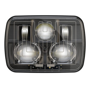 JW SPEAKER 8910-EV2 12/24V DOT/ECE RHT HTD BLK 0554481