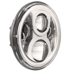 JW SPEAKER 8700 EV2-S 12/24V DOT HEADLAMP CHR 0554961