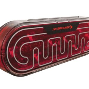 JW SPEAKER 12/24V HEATED LED RED FLASH STROBE 0646791