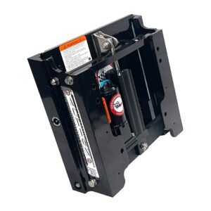 BOBS MACHINE 4' ACTION SERIES PWD COATED BLK 100-104101P-PCGBLK-NOSPN-NG