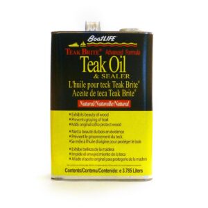 LIFE INDUST. TEAK OIL NATURAL 128 FL.OZ. 1089
