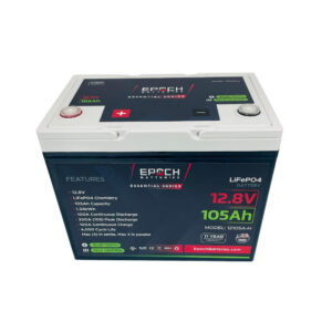 EPOCH BATTER 12V 105AH - GROUP 24 - HEATED & BLU 12105A-H