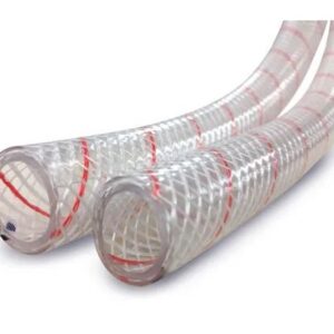 SIERRAMARINE 3/8' CLR PVC W/RED TRACER 250'-SP 16-162-0380S