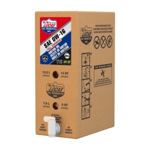 LUCAS OIL SYNTHETIC SAE 0W-16 MOTOR OIL API S 18056