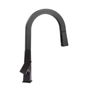 LIPPERT COMP PULL-DOWN FAUCET-BLACK MATTE 2021090602