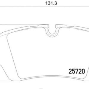 HELLA DISC BRAKE PAD 355020361