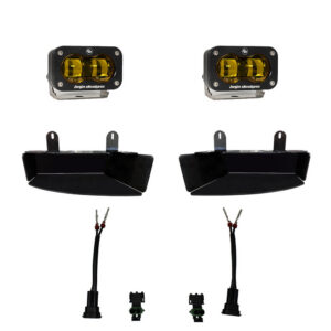 BAJA DESIGN AMBER S2 SAE FOG POCKET LIGHT DODGE 448170