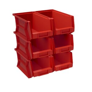 WEATHERGUARD MODEL 9855-7-02 RED BINS  6IN X 7.1 9855-7-02
