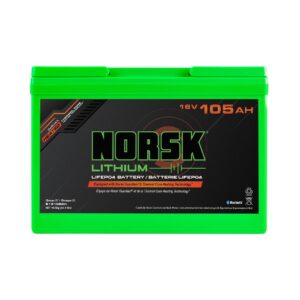 NORSK INC 16V-105AH-NSK-LIFEPO4-TROLLING-HOUS B16105GH