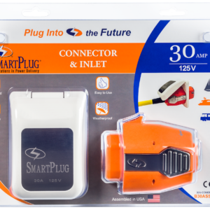 SMART PLUG 30AMP F CNTOR INLET WHITE B30ASSYPW