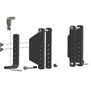 BLUE OX KIT  L BRACKETS WITH 8' FRAME MOUNT BXW4080