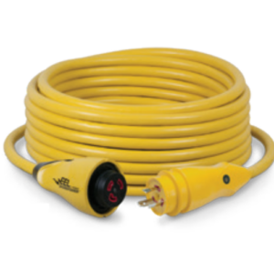 MARINCO CORD SET 30A 125V  YELLOW  12' CS30-12