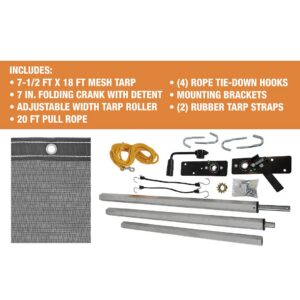 BUYERS PROD TARP ROLLER KIT DUMP BLK DTR7518