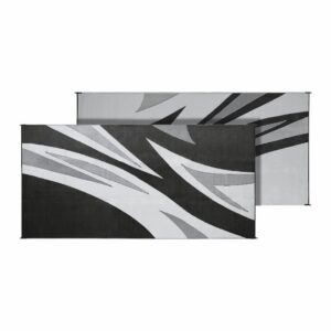FAULKNER MAT SUMMER WAVES 8X16 BLACK 46258