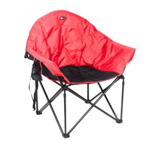 FAULKNER BIG DOG BUCKET CHAIR  BURG/BLK 49579H