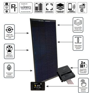 GO POWER KIT  DOMETIC  DX  215W  9BB  OBSIDI KIT1052
