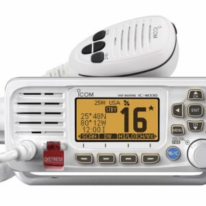 ICOM VHF  BASIC  COMPACT  W/GPS  WHITE M330G WHITE