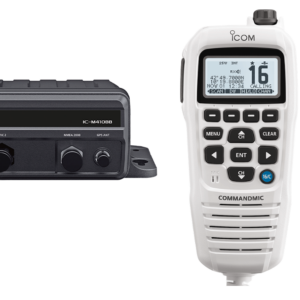 ICOM BLACK BOX VHF 2 REMOTE N2K W/ WHITE M410BB GW 11 USA
