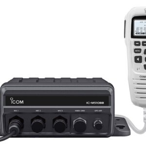 ICOM BLACK BOX VHF 3 REMOTE N2K W/ WHITE M510BB GW 21 USA