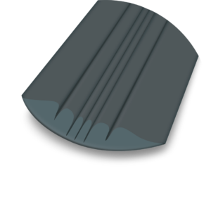 KEELGUARD KEELGUARD BOW PROTECTOR  GRAY  7' 20507