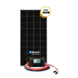 GO POWER OVERLANDER: 200 WATT SOLAR KIT WITH OVERLANDER