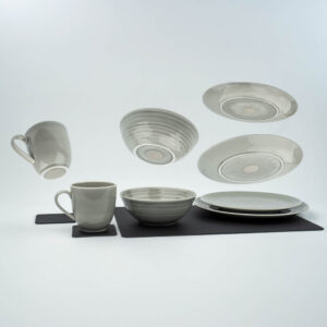 SILWY MAGNET PORCELAIN TABLEWARE SET ASH PO-VS-G