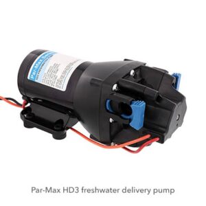JABSCO PARMAX HD3 12V 3GPM 40PSI Q301J-115S-3A