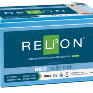 RELION 12.8V 12AH F2 TERMINAL LIFEPO4 RB12