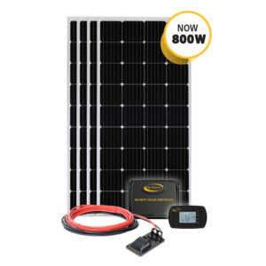 GO POWER SOLAR-AE-4: 800 WATT SOLAR KIT WITH SOLAR-AE-4