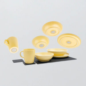 SILWY MAGNET TABLEWARE SET DOLOMIT YELLOW + META SYBR-KGS-11-Y