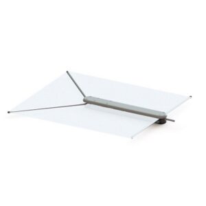 TACO METALS SHADE FIN  WHITE W/ BAG & FIXED ROD T10-3000-3