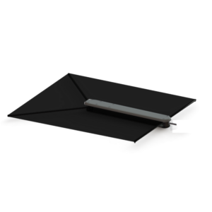 TACO METALS SHADE FIN WITH BLACK  FABRIC & BAG T10-3000-2